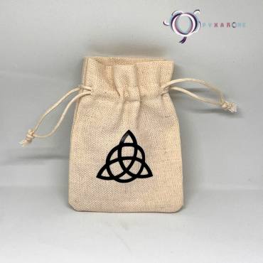 Pochons en coton naturel Triquetra