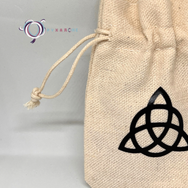 Pochons en coton naturel Triquetra