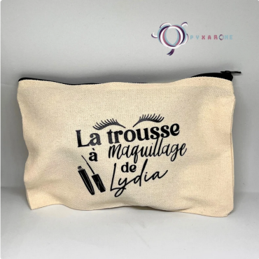 Trousse à maquillage personnalisé, cadeau personnalisé